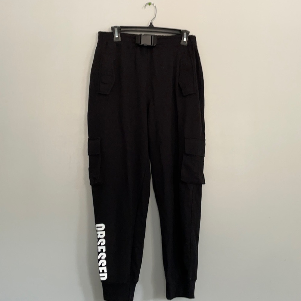 Public desire reflective obsessed sweatpants